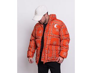 Bunda Karl Kani OG Paisley Puffer Jacket dark orange/white/black
