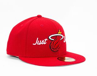 Kšiltovka New Era 59FIFTY NBA Just Don Miami Heat Red