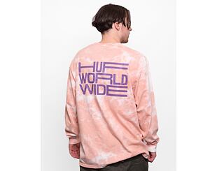 Triko HUF Disorder Longsleeve coral