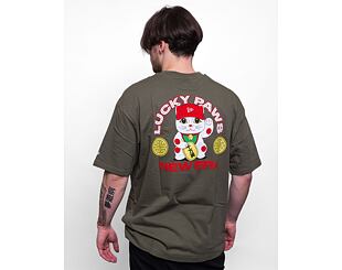 Triko New Era Character Oversized Tee New Olive / Optic White