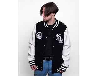 Bunda New Era Heritage Varsity Jacket Chicago White Sox Black / Off White