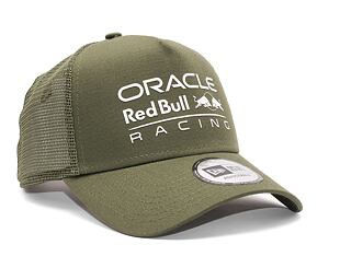 Kšiltovka New Era 9FORTY Seasonal Trucker Redbull F1 Olive