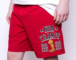 Kraťasy Mitchell & Ness Team Heritage Woven Short CHICAGO BULLS Scarlet