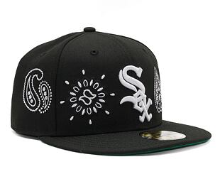 Kšiltovka New Era 59FIFTY MLB All-Over-Paisley Chicago White Sox Team Color / Optic White
