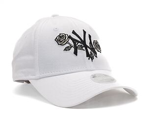 Dámská kšiltovka New Era 9FORTY Womens MLB Floral Metallic New York Yankees Optic White