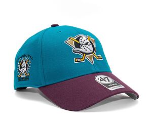 Kšiltovka '47 Brand NHL Anaheim Ducks Sure Shot TT Snapback MVP Dark Teal