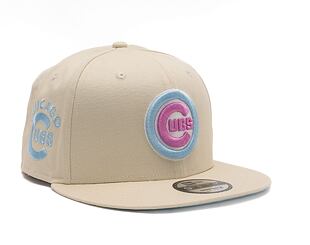 Kšiltovka New Era 9FIFTY MLB Pastel Patch Chicago Cubs Light Cream / Pastel Blue