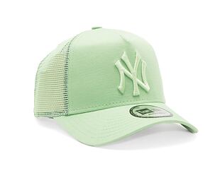 Dětská Kšiltovka New Era 9FORTY Kids A-Frame Trucker MLB Tonal Mesh New York Yankees Bright Green