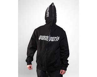 Mikina Wasted Paris Full Zip Streak - Black