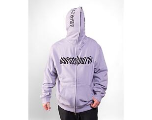 Mikina Wasted Paris Full Zip Streak - Storm Lilac