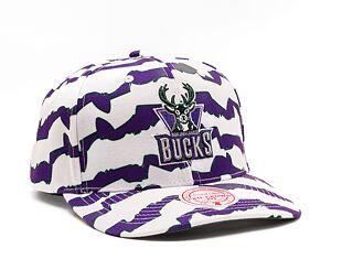 Kšiltovka Mitchell & Ness NBA Krookz Pro Snapback Hwc Milwaukee Bucks White / Purple