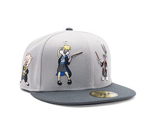 Kšiltovka New Era 59FIFTY Harry Potter All Houses Grey/Grey
