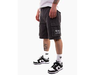 Kraťasy Karl Kani Small Signature Washed Cargo Shorts anthracite