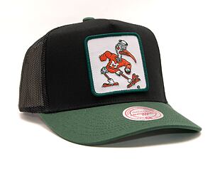 Kšiltovka Mitchell & Ness Ncaa Truck It Trucker Miami Black