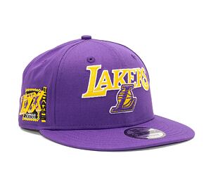 Kšiltovka New Era 9FIFTY NBA Patch Los Angeles Lakers True Purple / Upright Yellow