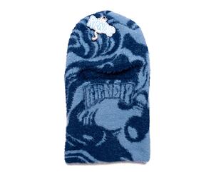 Kukla Rip N Dip Psychedelic Faux Mohair Balaclava (Dark Slate)