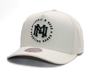 Kšiltovka Mitchell & Ness - Branded - Interlock Crest Pro Snapback - Cream