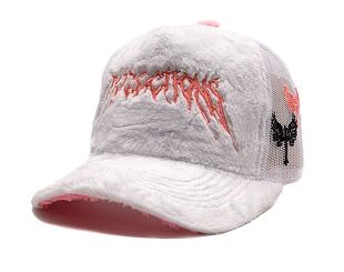 Kšiltovka Reflection Luxury Fuzzy Trucker - White / Candy Pink