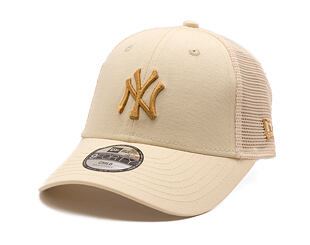 Dětská Kšiltovka New Era - MLB Homefield Trucker 9FORTY - NY Yankees - Cream / Yellow