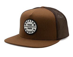 Kšiltovka Brixton - Oath Mp Trucker Hat - Pinecone Brown/Pinecone Brown