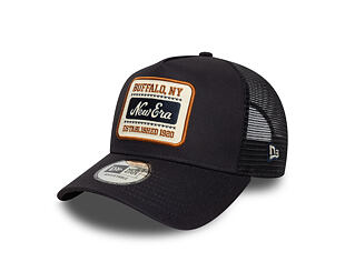 Kšiltovka New Era - Buffalo Patch 9FORTY Trucker - Navy / Blue
