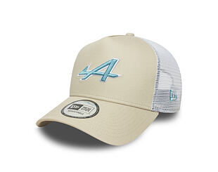 Kšiltovka New Era - F1 Seasonal POP 9FORTY Trucker - Alpine Racing - Stone