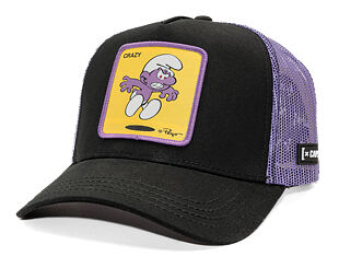 Kšiltovka Capslab - Smurfs Trucker - Crazy - Black / Purple