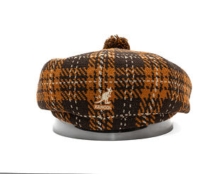 Baret Kangol - New Heritage Flat Cap - Espresso Check