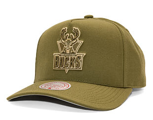 Kšiltovka Mitchell & Ness - NBA Fashion Basic Pro HWC - Milwaukee Bucks - Olive