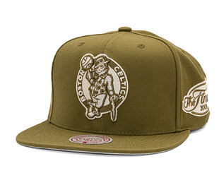 Kšiltovka Mitchell & Ness - NBA Fashion Basic Snapback - Boston Celtics - Olive