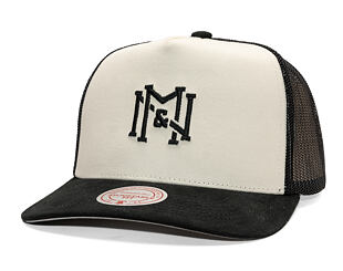 Kšiltovka Mitchell & Ness - Branded Icon Trucker - Off White-Black