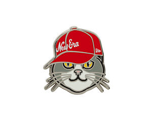 Připínáček New Era - Branded Cap Pin - Cat - Silver
