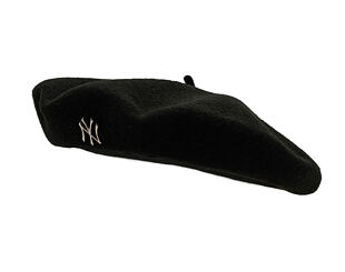 Dámský Baret New Era - MLB Wool Pin Beret - NY Yankees - Black