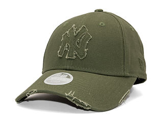 Dámská Kšiltovka New Era - MLB Womens Distressed 9FORTY - NY Yankees - Rifle Green