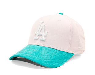 Dětská Kšiltovka New Era - MLB Kids Cord 9FORTY - LA Dodgers - Light Pink / Mint
