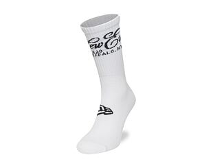 Ponožky New Era - Script Crew Socks 1pk - White / Navy