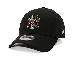 Kšiltovka New Era - MLB Outline Camo 9FORTY - NY Yankees - Black