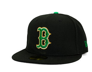 Kšiltovka New Era - MLB 2026 St. Patrick Day 59FIFTY - Boston Red Sox - Black