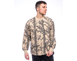 Triko s dlouhým rukávem Karl Kani - Signature Wood Camo Waffle Longsleeve