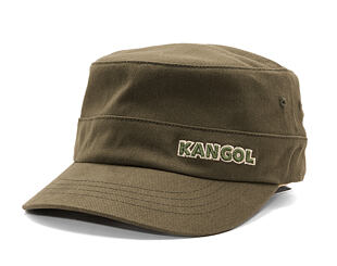 Kšiltovka Kangol - Cotton Twill Army Cap - Green
