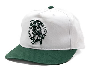 Kšiltovka Mitchell & Ness - NBA - Side Script - Boston Celtics - White/Green
