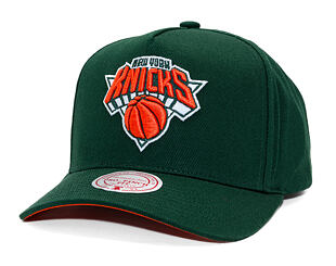 Kšiltovka Mitchell & Ness - NBA - Emerald Slam - New York Knicks - Green/Orange