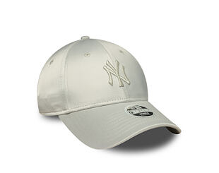 Dámská Kšiltovka New Era - MLB Satin Bow Back 9FORTY - NY Yankees - Grey