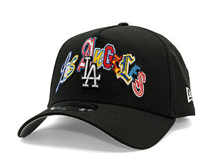 Kšiltovka New Era - MLB "Letter" 9FORTY A-Frame - LA Dodgers - Black