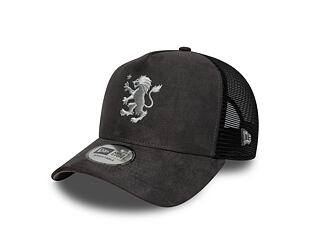 Kšiltovka New Era - Faux Suede 9FORTY A-Frame Trucker - ASTON VILLA FC - Graphite