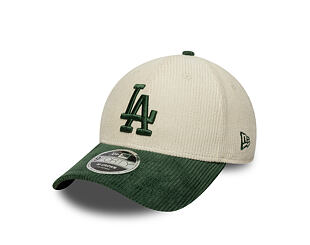 Kšiltovka New Era - MLB Cord 9FORTY M-CROWN - LA Dodgers - Cream / Cilantro Green