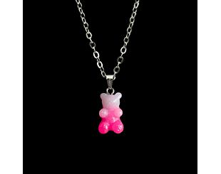 Řetízek Fainz - Bear Chain - Deadly Pink