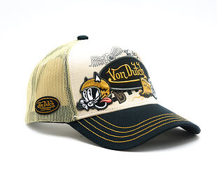 Kšiltovka Von Dutch - Trucker - Patch & Print - Black / White