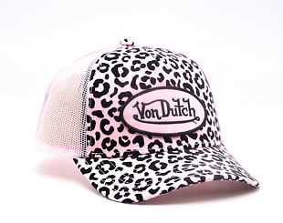 Dámská Kšiltovka Von Dutch - Baseball - Velvet Print Embroidery - Pink / Camo