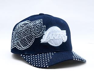 Kšiltovka Mitchell & Ness - NBA Run Stitch Pro Snapback - Los Angeles Lakers - Blue